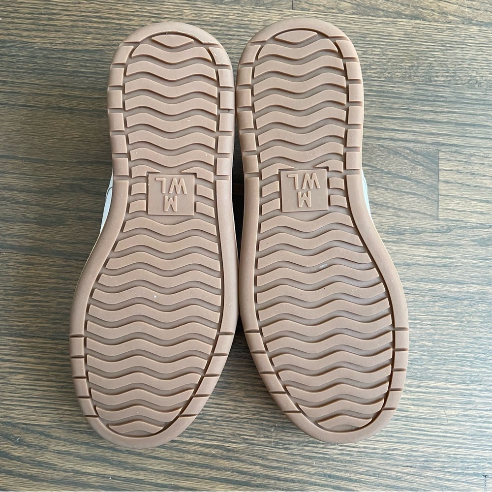 Madewell Court Sneakers in White Leather Ivory Multi - Picture 12 of 14